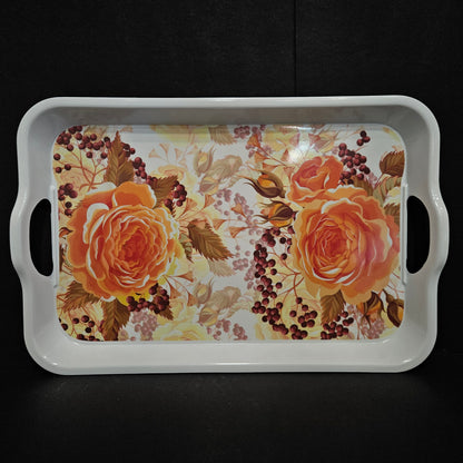 Melamie serving tray Rectangular Shaped Platter designer Tray for your Home dinning room to give elgent look to your dinning tables perfect for everyday use