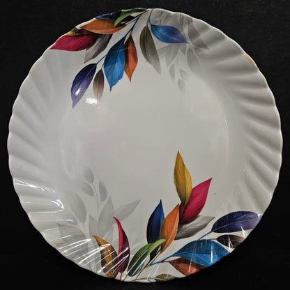 Melamine Glossy Finish Designer Serving Platter for Dining table Food Serving platter