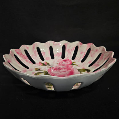 Printed Serving Pot Round Fruit Bowl For Home