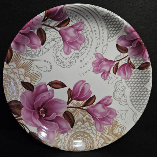 Melamine Round Premium Starter Floral Printed Plates perfect for daily use