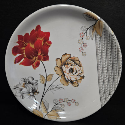 Melamine Round Premium Starter Floral Printed Plates perfect for daily use