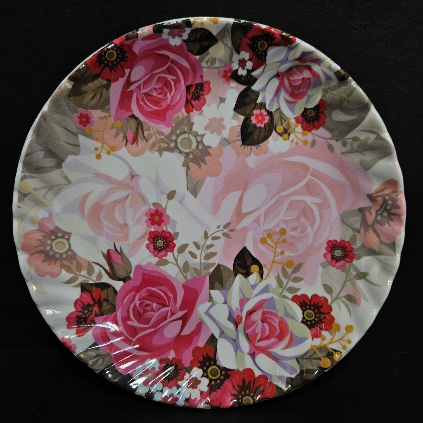 Melamine Round Premium Starter Floral Printed Plates perfect for daily use