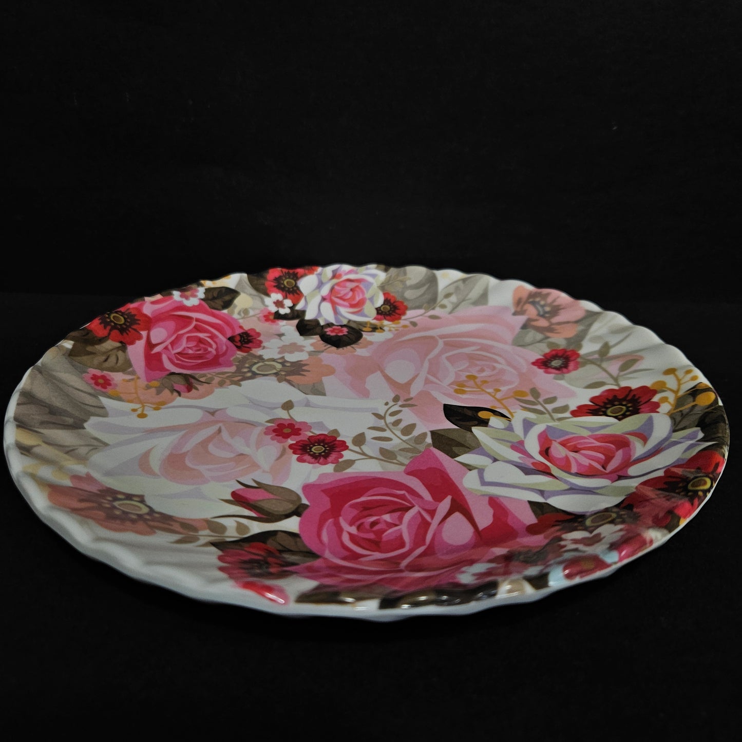 Melamine Round Premium Starter Floral Printed Plates perfect for daily use