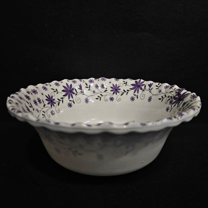 Melamine Floweral Bowls Pasta Bowls,Salad Bowl Dishwasher Safe Dinner or Cereal Bowls