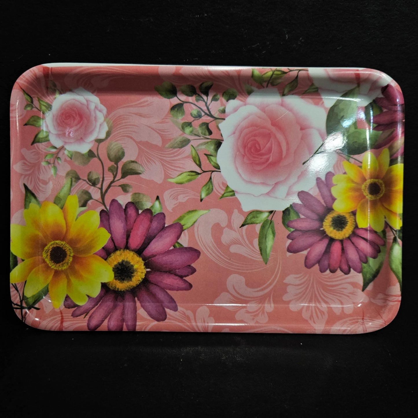 Printed Melamine Rectangular Snacks or Starters Serving Quarter try Plates Perfect for daily use