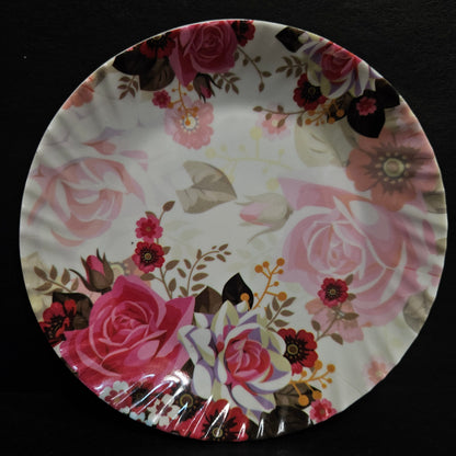 Printed Melamine Snacks or Starters Serving Quarter try Plates Perfect for daily use