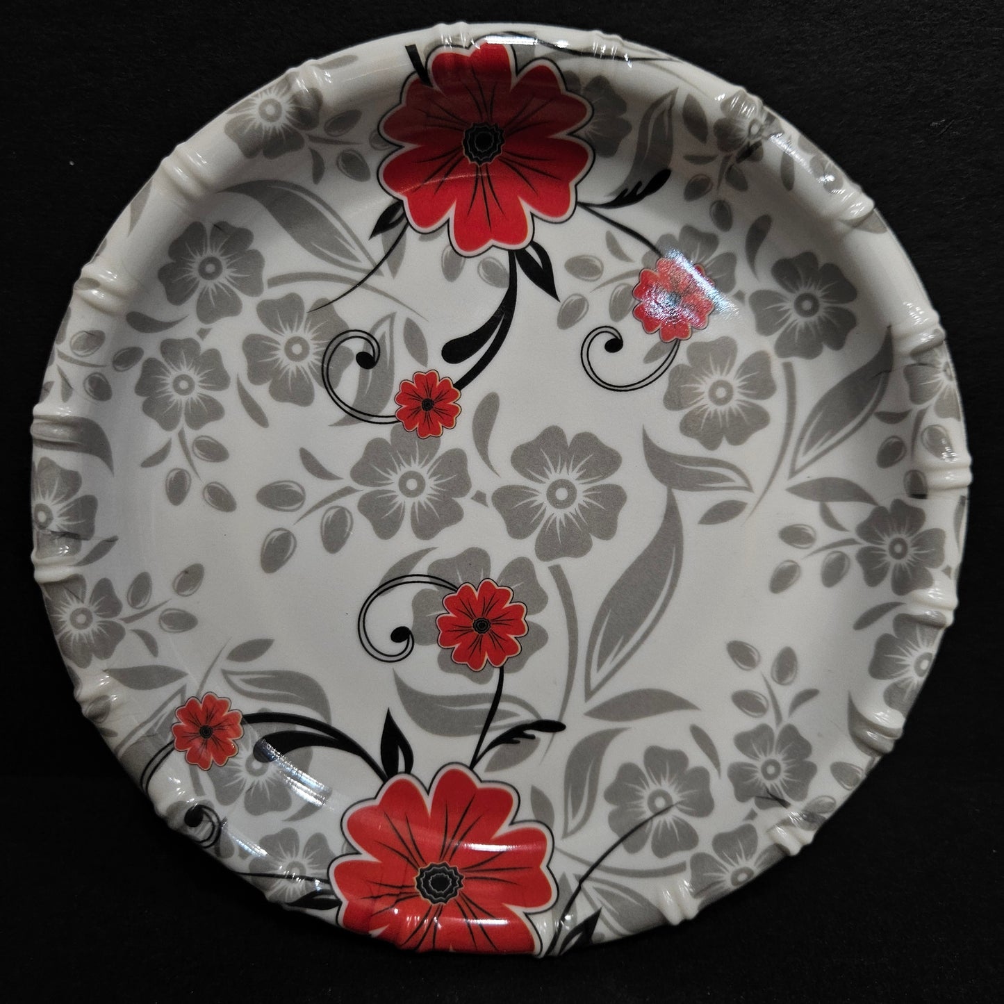 Printed Melamine Snacks or Starters Serving Quarter try Plates Perfect for daily use