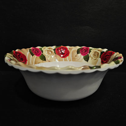 Melamine Serving Bowl CURVING DESIGNER SERVING BOWL MICROWAVE SAFE for everyday use