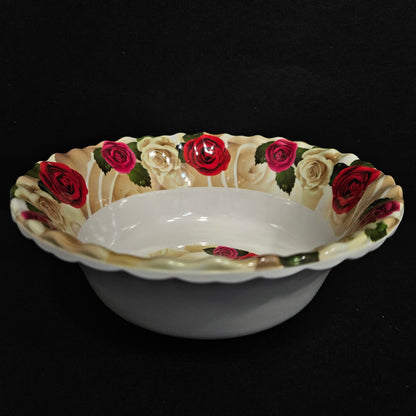 Melamine Serving Bowl CURVING DESIGNER SERVING BOWL MICROWAVE SAFE for everyday use