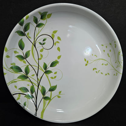 Melamine dining platter with floweral design for food serving plater,for everyday use