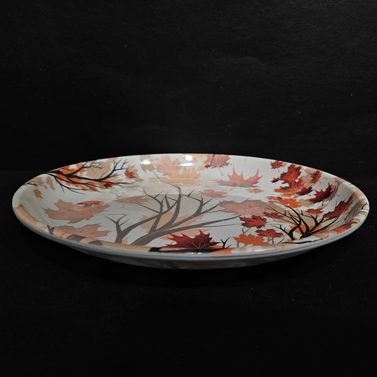 Melamine dining platter with floweral design for food serving plater,for everyday use