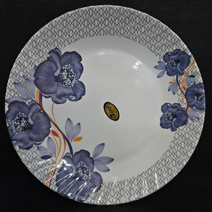 Melamine dining platter with floweral design for food serving plater,for everyday use