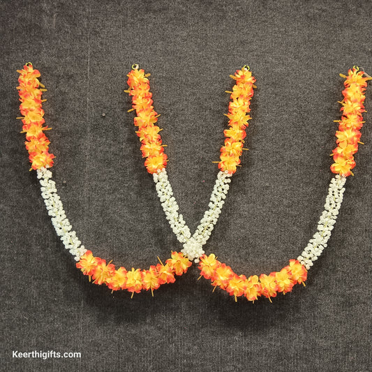 Jaswanti artificial flowers artificial garlands hangings for door sides and Pooja mandhir decoration