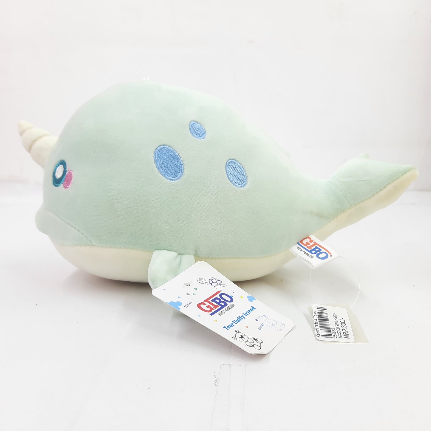 Unicorn fish soft toy