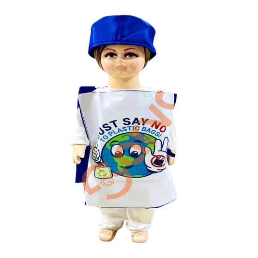 Say No To Plastic Costume Cutout for Kids- Free Size