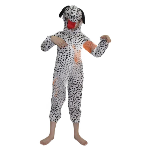 Dog Costume For Kids - 2-4 Years/S / Black And White