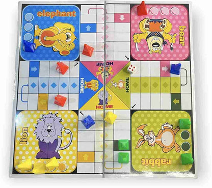 Game Combo Pack of Ludo and Snakes and Ladders for Family and Friends Fun and Entertainment Play