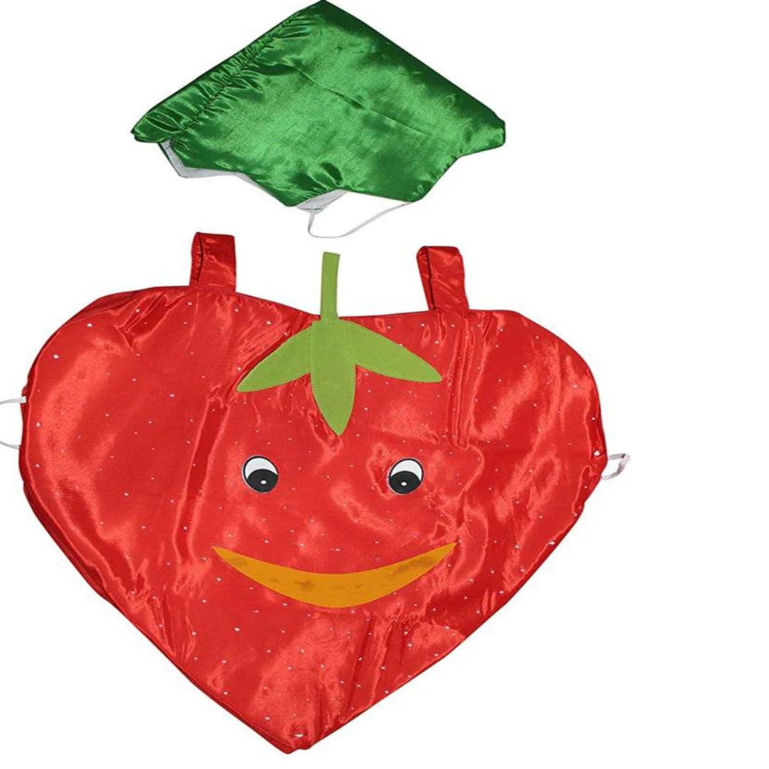 Strawberry Fruit Costume Cutout and Cap - Full Size