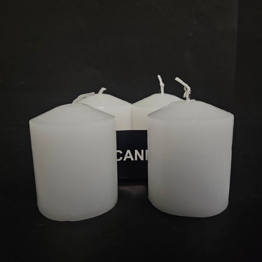 Pure wax t-light Pillar Smokeless candles pack of 4piece set