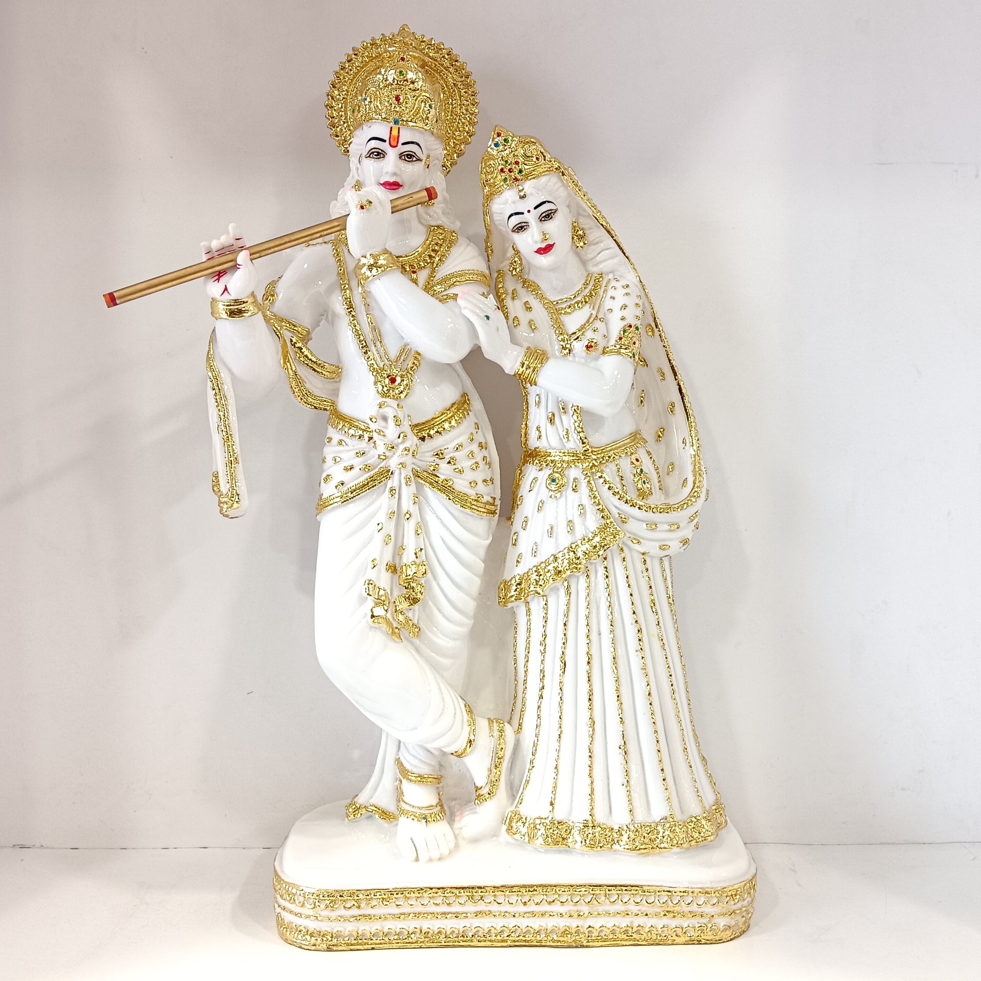 Radha Krishna standing idol