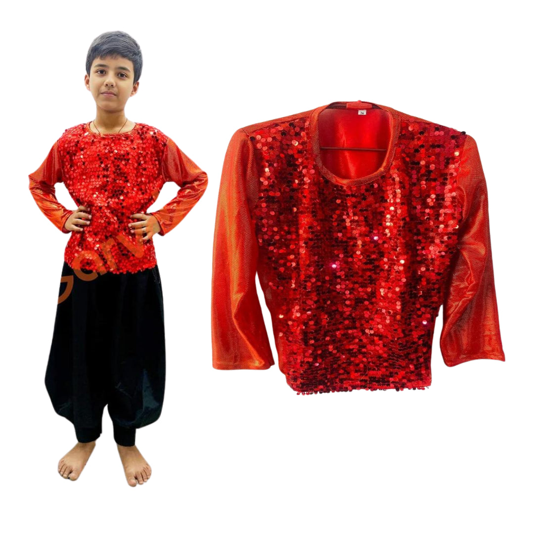 T-Shirt Red Sequence Costume - 28 No