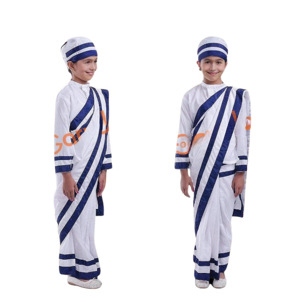 Mother Teresa Saree - 3-4 Years/20 no