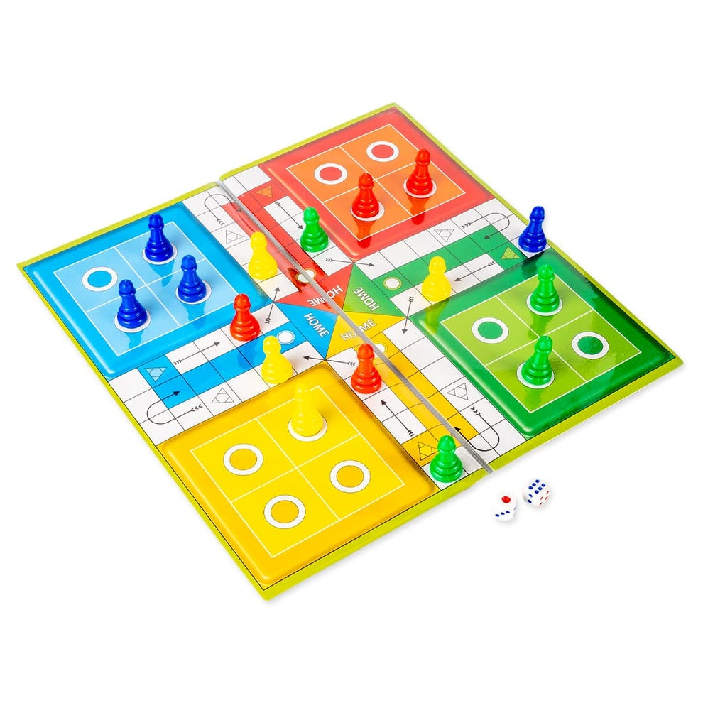 The traditional game of luck and skill Classic Strategy Game Little Snakes and Ladders with Ludo 2 In 1 combo