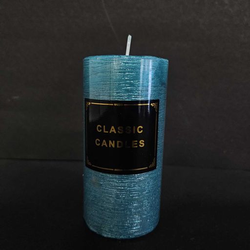 Glitter pure wax tlight pillar candle