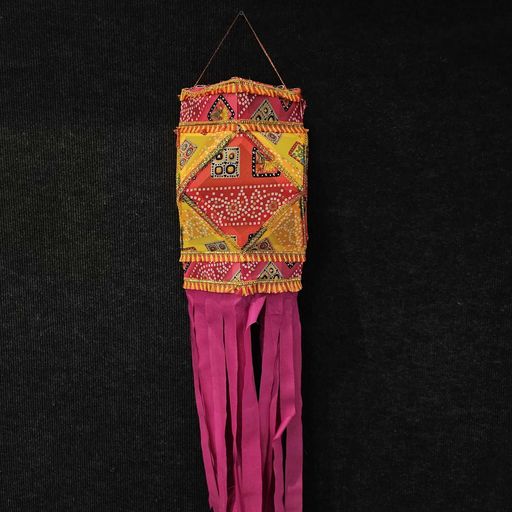 Diwali traditional hanging handmade fabric lantern