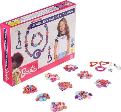 Barbie Jewellery Making KIT Junior for Girls Make Necklace EARINGS Bracelet for Girls