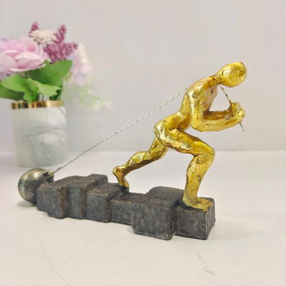 Motivational Strong Man Sculpture for desk