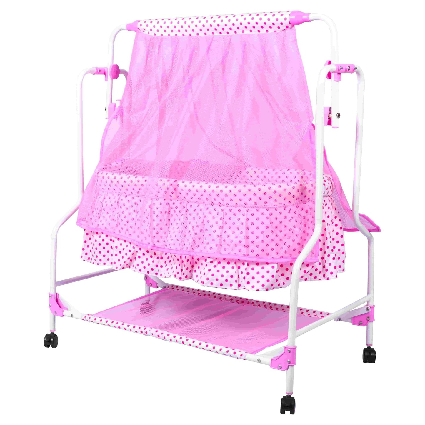 Pink Cradle With Mosqiuto net FB 3003