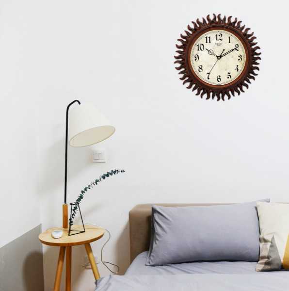 SMALL SUN ANTIQUE WALL CLOCK 1205