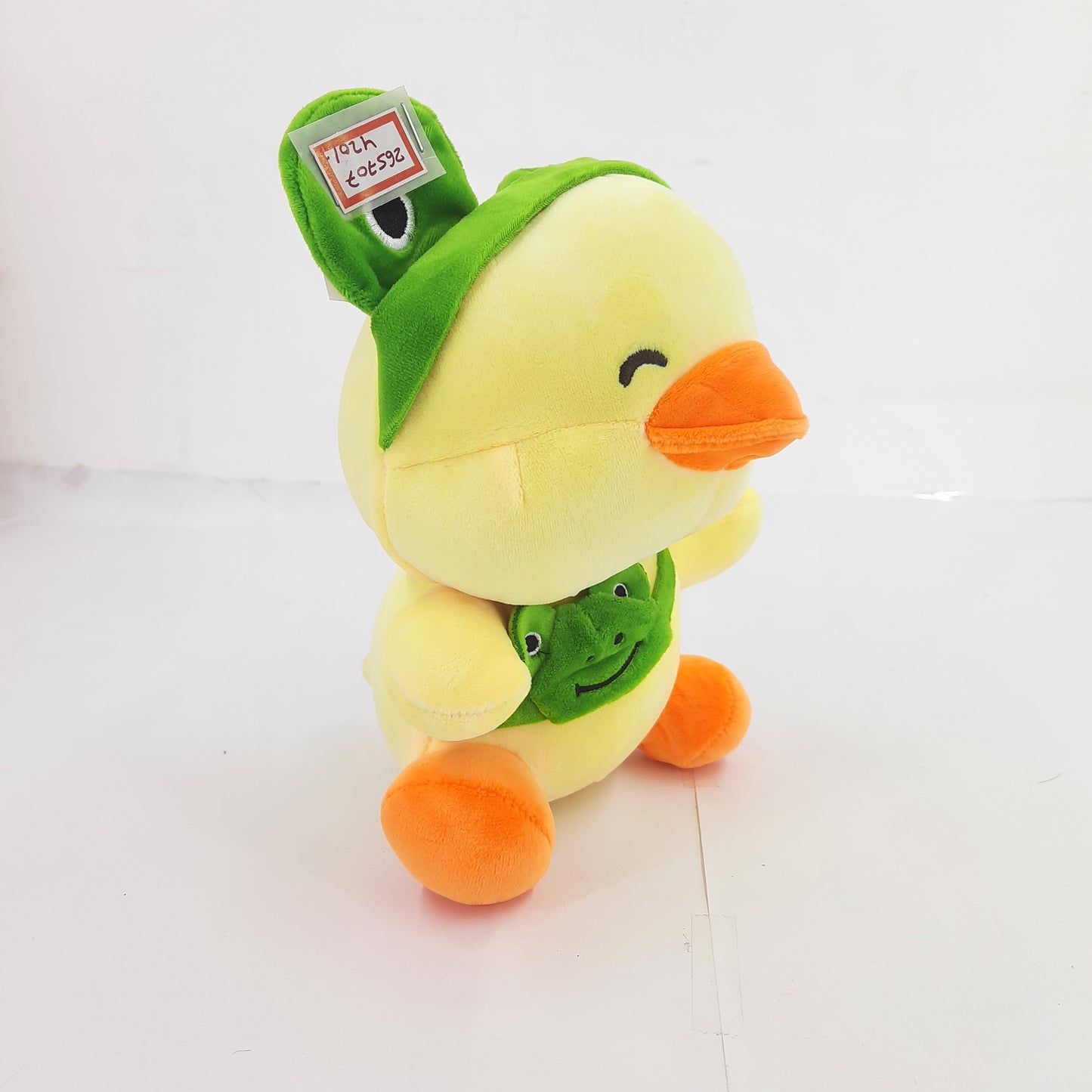 Duck with forg bag soft toy