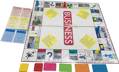 International Business XL The International Property Trading Game with Coins and Board Multicoloured from above 4 Years