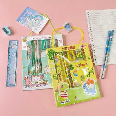 Cartoon Theme Stationery 6 pcs Set