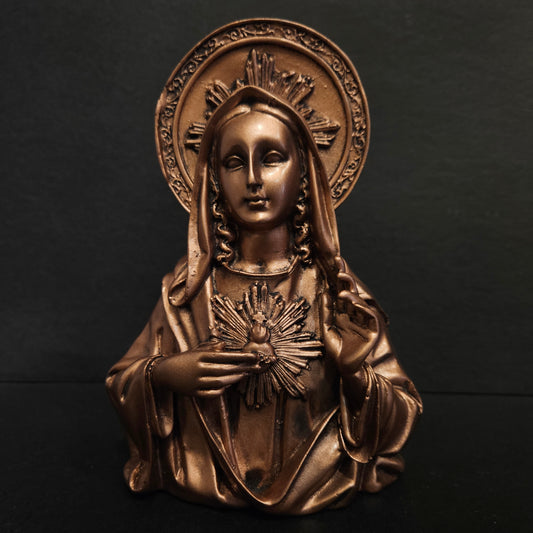 Resin Mother Mary Statue Collection Family Sculpture for Office Church Shelf 22 cm Home and Garden Home Decor Figurines