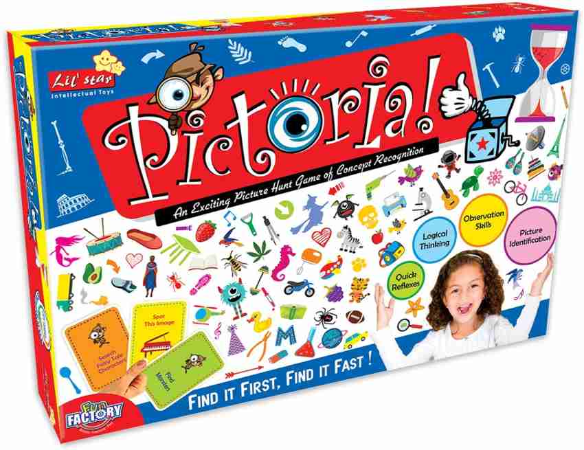 PICTORIA Picture Hunt Game First Find it Fast Game Toy Board Game Accessories for kids to make they fun time more joyful