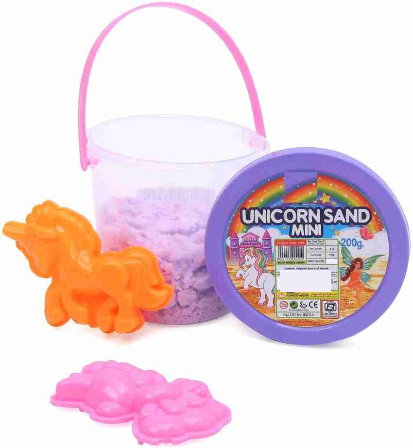 Mini unicorn sand with moulds 200g sand for Kids fun play