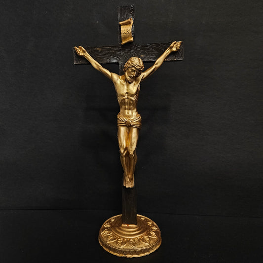 Jesus Christ Cross Table Statue Home Decor Detailed Finishing Skilled Artisans Made in India