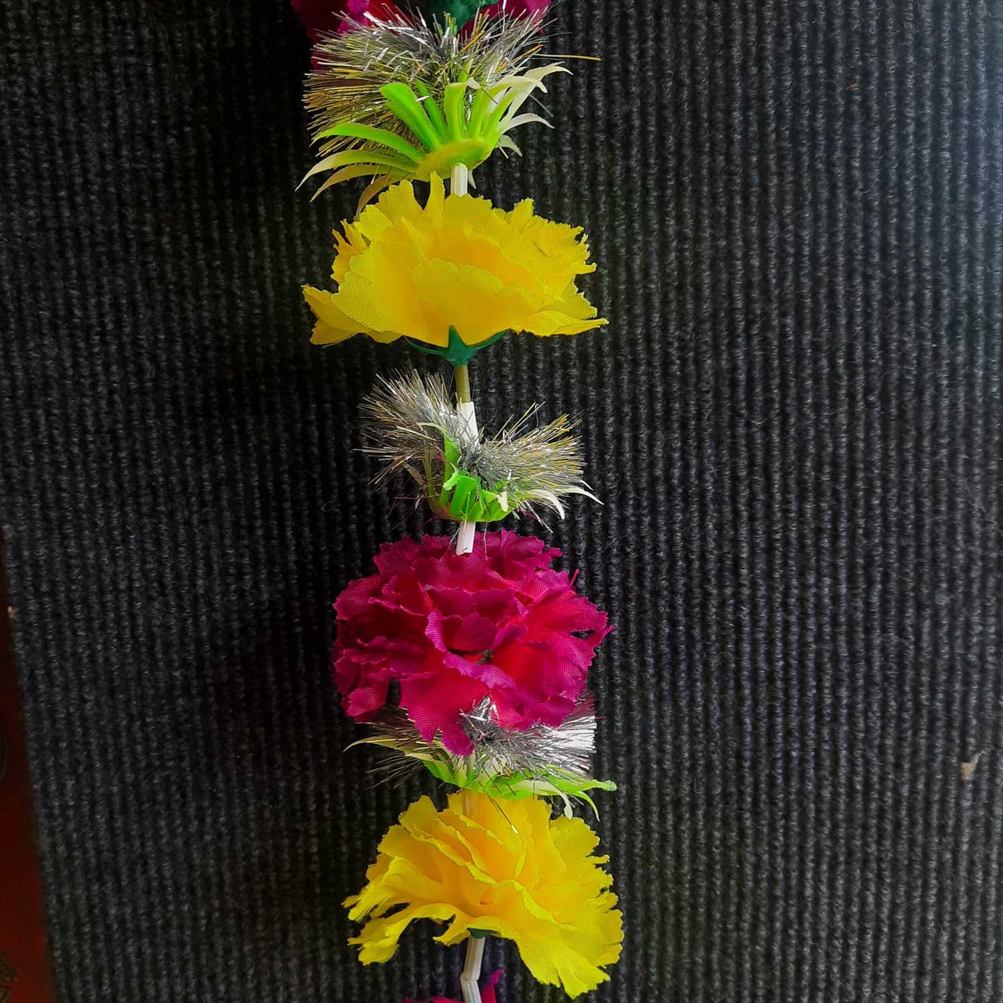 Traditional desigined side hangings for diwali