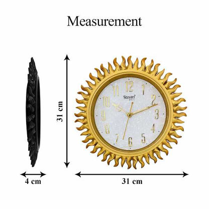 SMALL SUN UNIQUE WALL CLOCK 1206