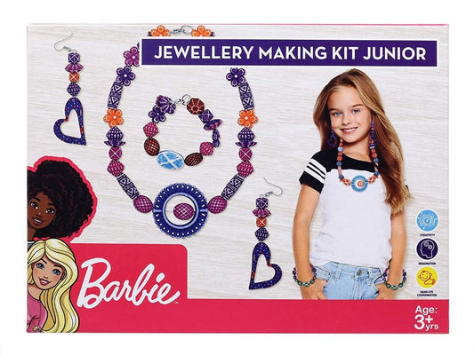 Barbie Jewellery Making KIT Junior for Girls Make Necklace EARINGS Bracelet for Girls