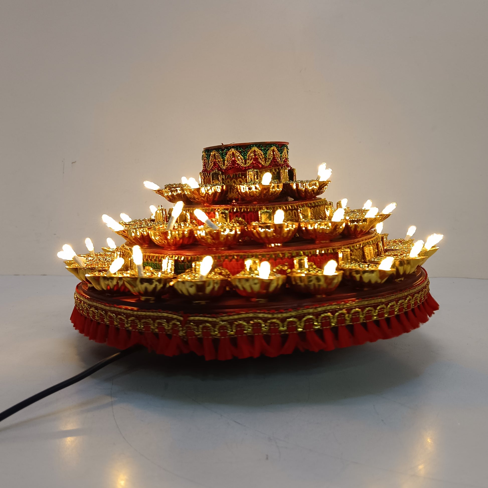 LED DIYA REVOLVING STAND