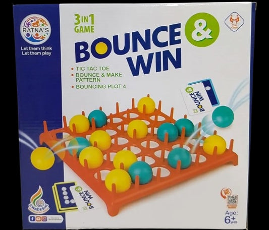 Premium and Exclusive Bounce and Win 3 in 1 Game for Ages