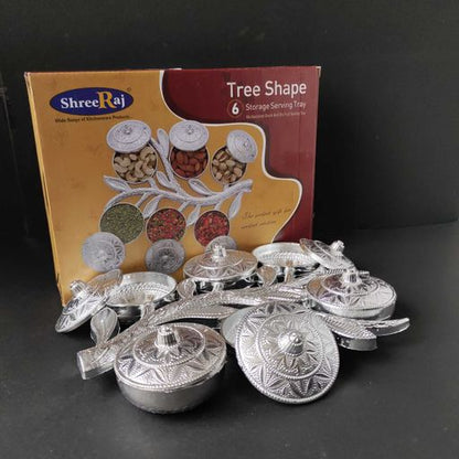 traditional design multi purpose tree shape serving tray