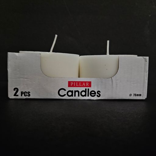 Pure wax Pillar Candles pack of 2 piece set