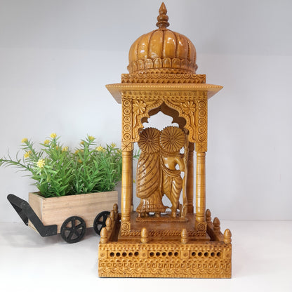 Wooden Radha Krishna Madir