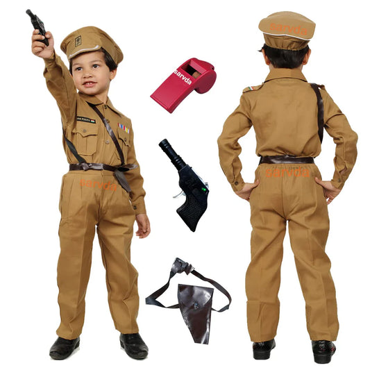 Police kids Costume - 8-9 Years | S2338