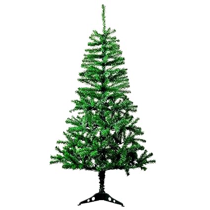 Artificial Christmas 2 feet Tree for Home Office and Party Decoration Premium Christmas Tree Branch Tips Includes Metal Foldable Stand Easy Assembly for christmas decoration